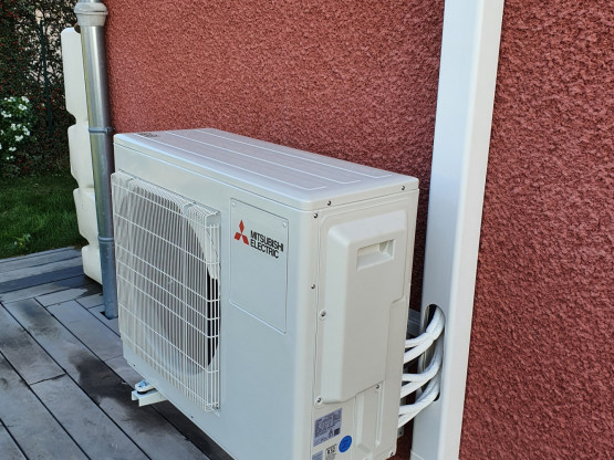 Installation d'une pompe à chaleur à Taponas à côté de Belleville en Beaujolais