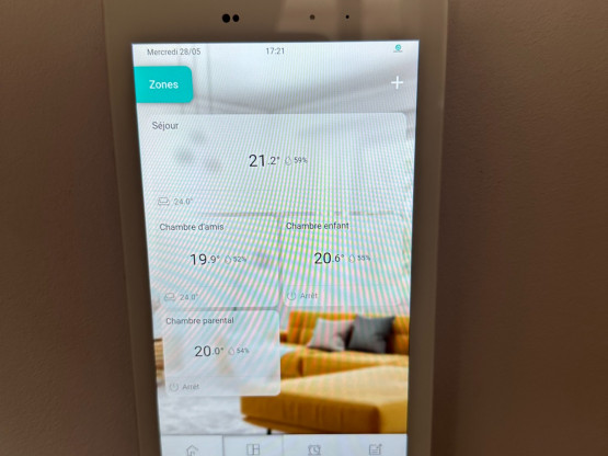 Installation gainable multizone dans ume maison de 120m2 à VILLEFRANCHE SUR SAÔNE.