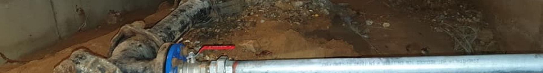 Réparation d'une canalisation d'alimentation d'eau à Belleville-en-Beaujolais (69)